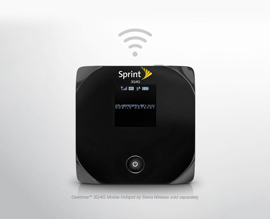 Sprint 4G Overdrive / iPad Case Packaging